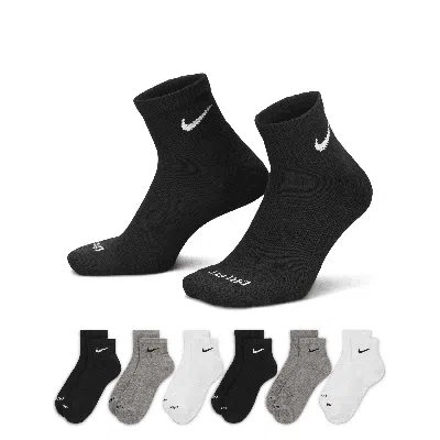Nike Men's Everyday Plus Cushioned Training Ankle Socks (6 Pairs) In Multicolor
