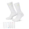 Nike Men's Everyday Plus Cushioned Training Crew Socks (6 Pairs) In Multicolor