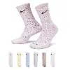 Nike Unisex Everyday Plus Cushioned Training Crew Socks (6 Pairs) In Multicolor