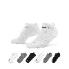 Nike Dri-fit 6-pack Everyday Plus No-show Performance Socks In Multicolor