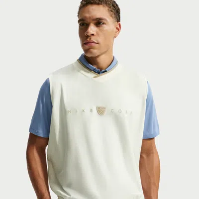 Nike Men's Fairway Fresh Dri-fit Golf Wind Vest In White