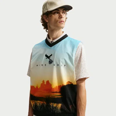 Nike Men's Fairway Fresh Golf Wind Vest In Multi