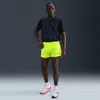 Nike Men's Fast Dri-fit 3" Brief-lined Running Shorts In Yellow