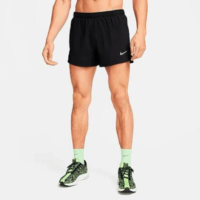 Nike Men's Fast Dri-fit Brief-lined 3" Running Shorts In Black