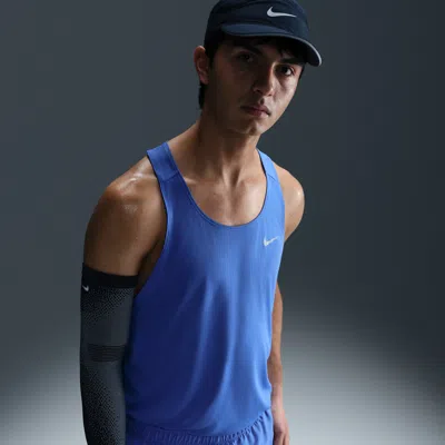 Nike Men's Fast Dri-fit Running Singlet In Blue