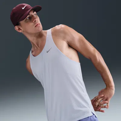 Nike Men's Fast Dri-fit Running Singlet In Gray