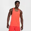 Nike Men's Fast Dri-fit Running Singlet In Red