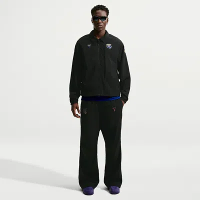 Nike Men's  Fc Barcelona Away Kobe Soccer Woven Pants In Black