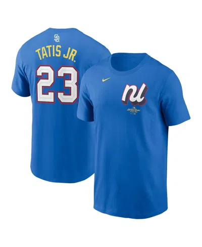Nike Men's Fernando Tatis Jr. Blue National League 2025 All-star Edition Name Number T-shirt
