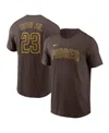 Nike San Diego Padres Men's Name And Number Player T-shirt Fernando Tatis Jr. In Brown