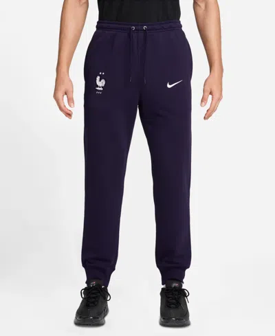 Nike Men's Fff Club Soccer French Terry Jogger Pants In Purple