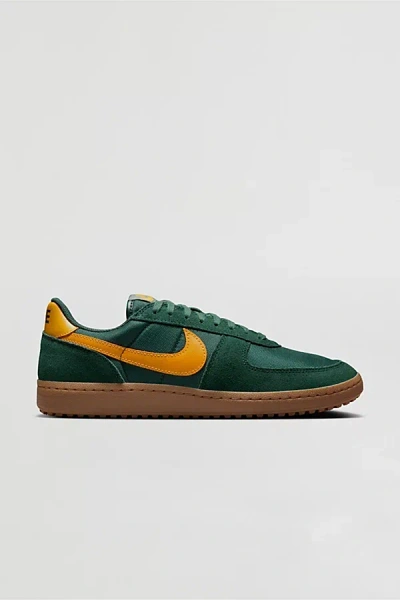 NIKE MEN'S FIELD GENERAL SNEAKER IN PRO GREEN/GUM MEDIUM BROWN/PRO GOLD, MEN'S AT URBAN OUTFITTERS
