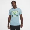 Nike Men's Fitness T-shirt In Blue