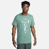 Nike Men's Fitness T-shirt In Green