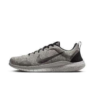 Nike Men's Flex Experience Run 12 Road Running Shoes In Iron Ore/ Black/ Pewter