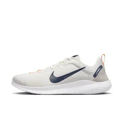 Nike Flex Experience Run 12 Road Running Shoe In Sail/ Blue/ Platinum