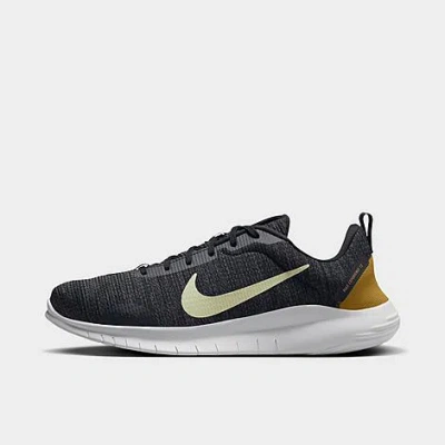 Nike Men's Flex Experience Run 12 Running Shoes In Black/anthracite/bronzine/olive Aura