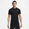 Nike Men's Flex Rep Dri-fit Short-sleeve Fitness Top In Black