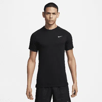 Nike Men's Flex Rep Dri-fit Short-sleeve Fitness Top In Black