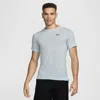 Nike Men's Flex Rep Dri-fit Short-sleeve Fitness Top In Blue