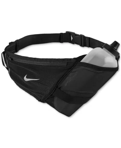 Nike Men's Flex Stride 22-oz. Bottle Belt In Black,black,silver