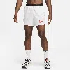Nike Men's Flex Stride Run Energy 5" Brief-lined Running Shorts In White