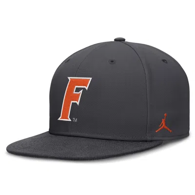 Nike Men's Florida Pro Jordan Brand Dri-fit College Fitted Hat In Black