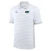 Nike Men's Florida Sideline Victory Stripe Jordan Brand Dri-fit College Polo In Brown