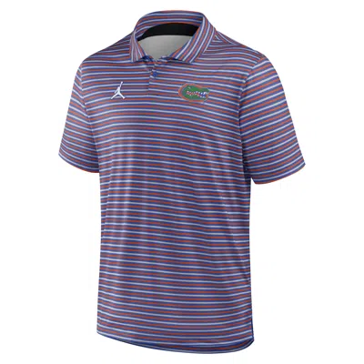 Nike Men's Florida Tour Stripe Jordan Brand Dri-fit College Polo In Multi