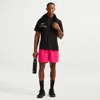 Nike Men's Form Dri-fit 5" Unlined Versatile Shorts In Pink