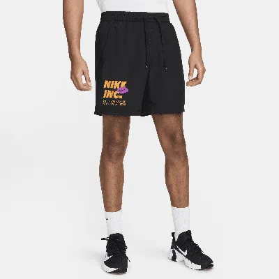 Nike Men's Form Dri-fit 7" Unlined Fitness Shorts In Black