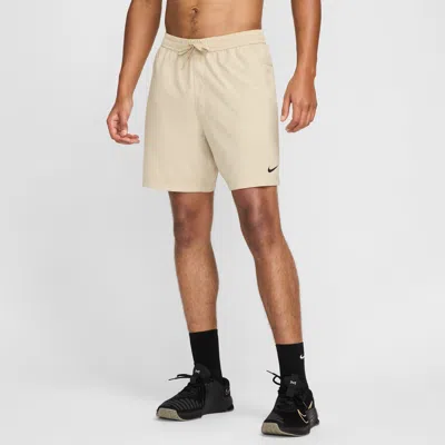 Nike Men's Form Dri-fit 7" Unlined Versatile Shorts In Brown