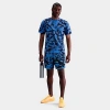 Nike Men's Form Dri-fit Graphic Print Unlined 7" Versatile Shorts In Blue