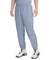 Nike Men's Form Dri-fit Standard-fit Tapered-leg Training Pants In Ashen Slate,black,reflective Silv