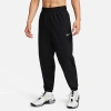 Nike Casual Sports Logo Solid Color Bundle Feet Pants Black In Black/black/reflective Silver