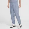 Nike Men's Form Dri-fit Standard-fit Tapered-leg Training Pants In Ashen Slate,black,reflective Silv