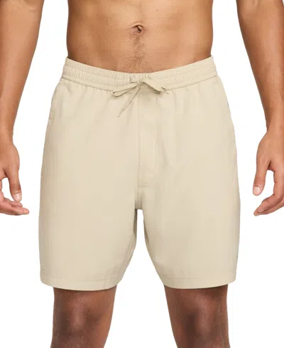 Nike Men's Form Dri-fit Unlined Versatile 7" Shorts In Brown