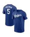 Nike Freddie Freeman Los Angeles Dodgers Fuse  Men's Mlb T-shirt In Royal