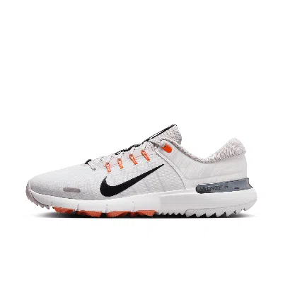 Nike Men's Free Golf Nn Golf Shoes In White/ Black/ Phantom/ Red