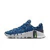 Nike Free Metcon 5 Rubber-trimmed Mesh Sneakers In Blue