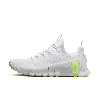 Nike Men's Free Metcon 6 Workout Shoes In White/white/volt