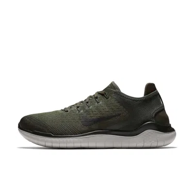 Nike Men's Free Run 2018 Road Running Shoes In Green