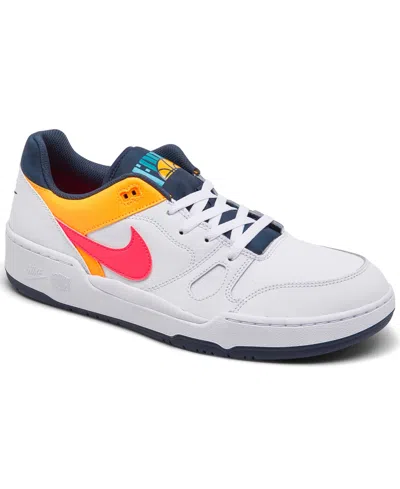 Nike Men's Full Force Low Casual Sneakers From Finish Line In White