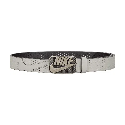 Nike Men's Futura Perforated Belt In Grey