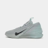 Nike Men's G.t. Jump Academy Basketball Sneakers From Finish Line In Pure Platinum/glacier Blue/light Lemon Twist/medium Ash