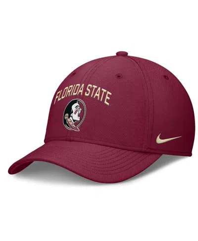Nike Men's Garnet Florida State Seminoles 2025 On-field Rise Performance Flex Hat In Burgundy
