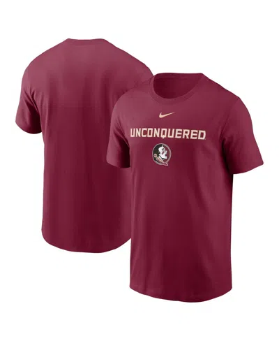 Nike Kids' Men's Garnet Florida State Seminoles 2025 Sideline Mantra Performance T-shirt In Burgundy