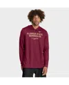 Nike Florida State Sideline  Men's Dri-fit College Long-sleeve Hooded Top In Burgundy