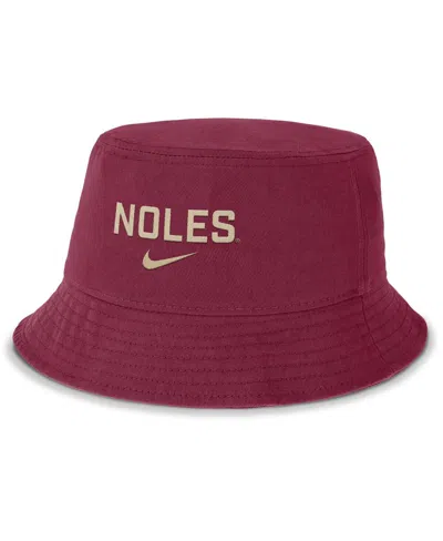 Nike Men's Garnet Florida State Seminoles Apex Primetime Bucket Hat In Burgundy