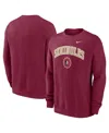 Nike Men's Garnet Florida State Seminoles Arched Seal Pullover Sweatshirt In Red